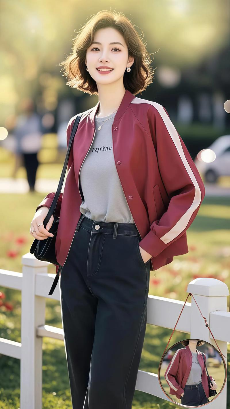 棒球服夹克外套怎么搭配什么裤子