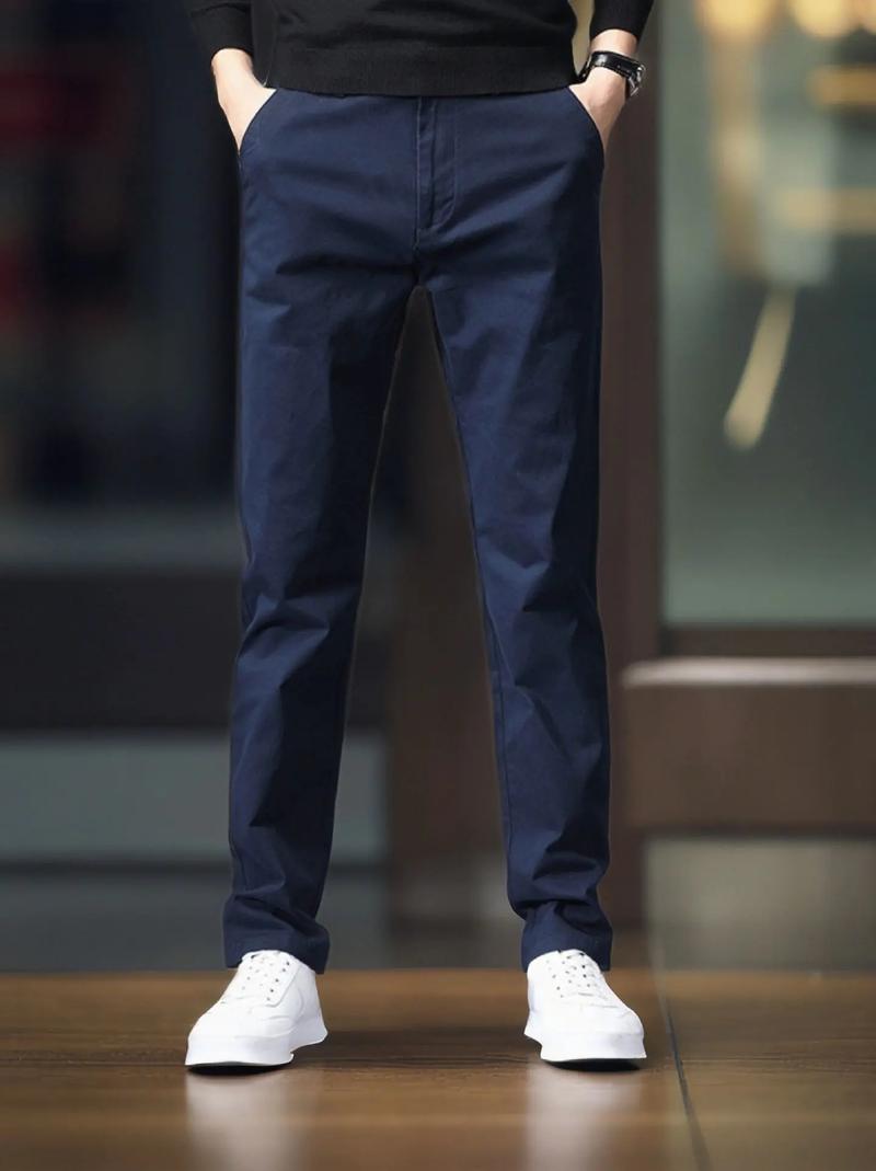 直筒裤配什么鞋男