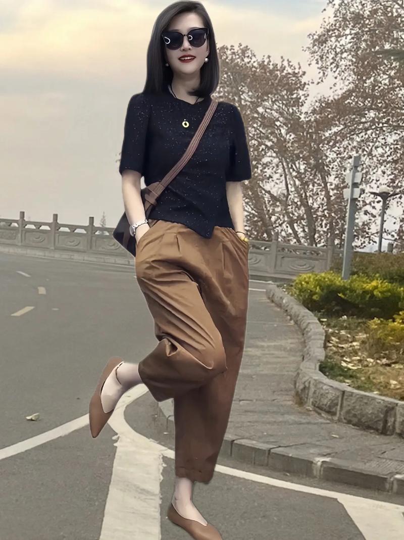 怎么搭配哈伦裤更好看吗