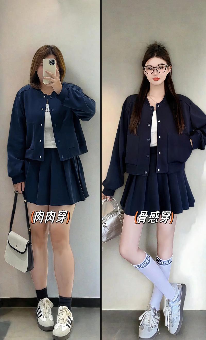 运动半身卫裙怎么搭配什么外套