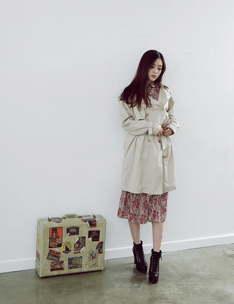 象牙色大衣怎么搭配