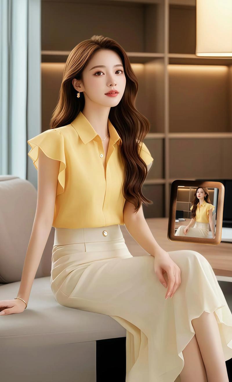 夏天商务裙子怎么搭配