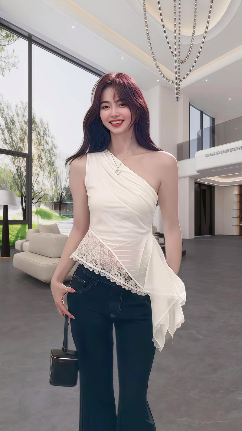 中长款的背心怎么搭配