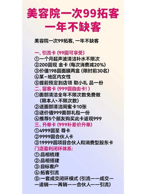 最新美容院拓客方案