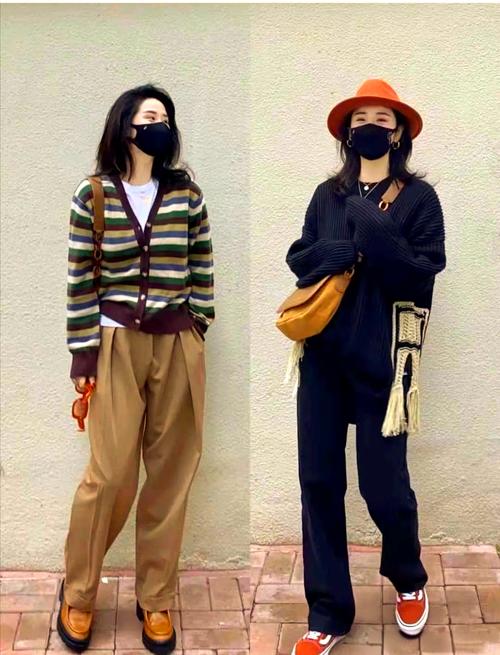 卡其色裤子怎么搭配袄