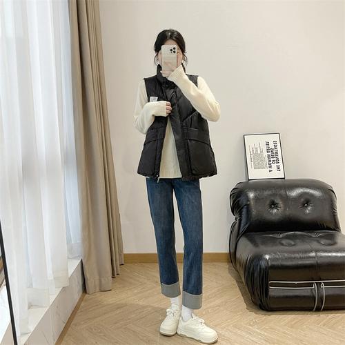 棉马甲配什么衣服