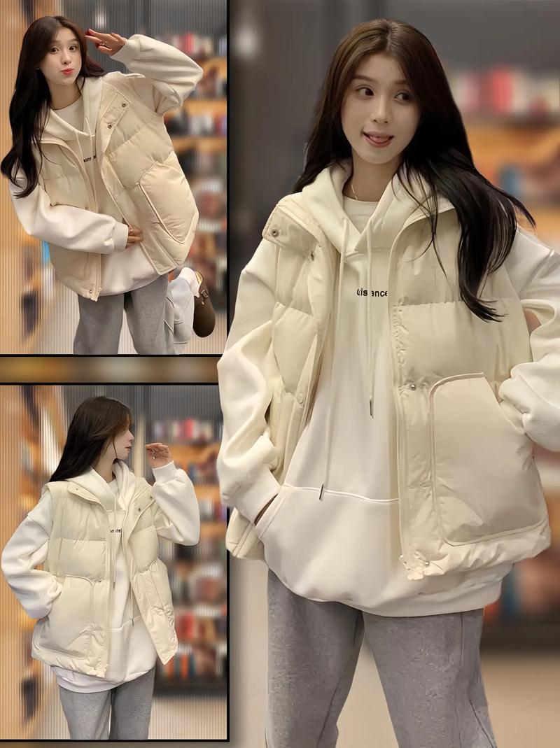 棉马甲配什么衣服