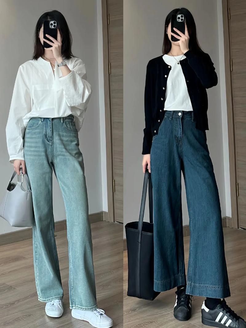 阔腿牛仔裤搭配什么鞋