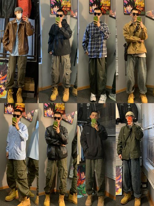 冬天怎么搭配工装裤