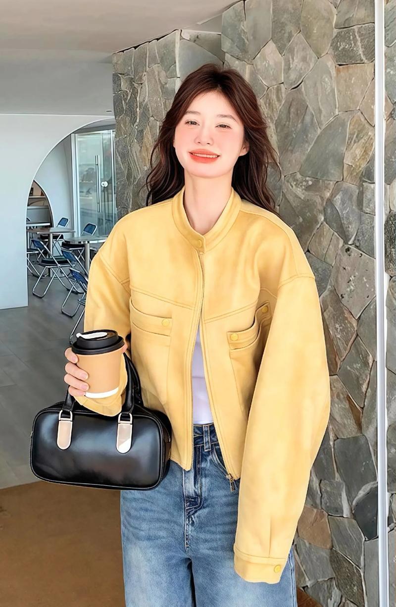 黄色的外套怎么搭配