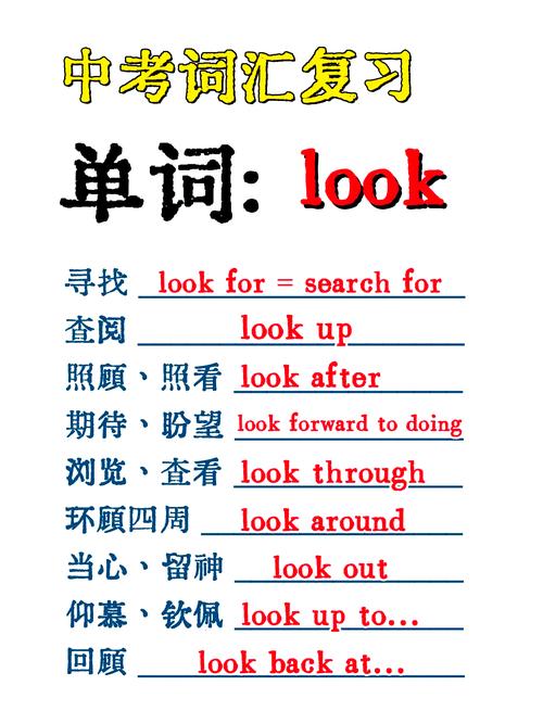 look是什么词