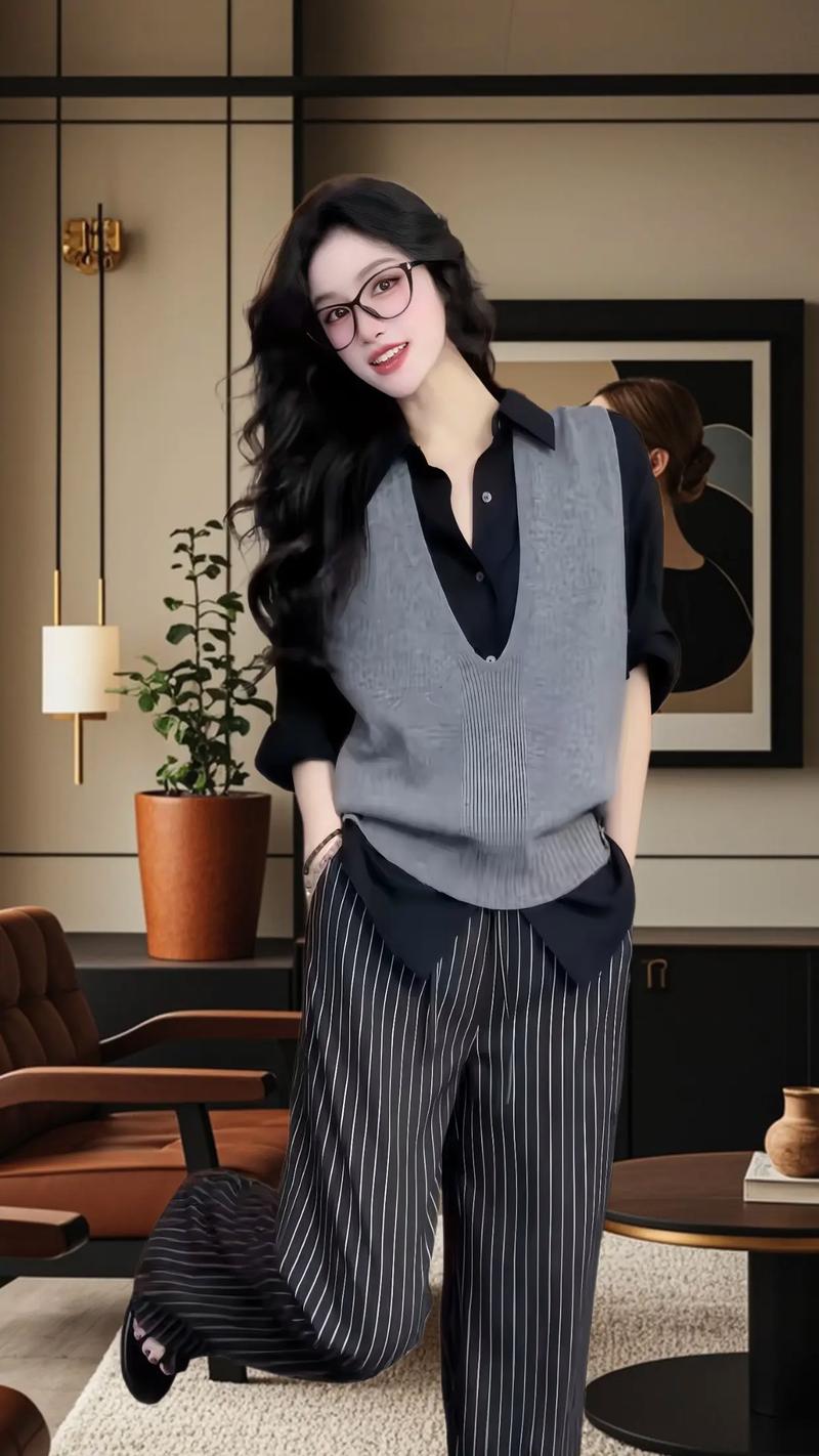 男士灰色马甲怎么搭配