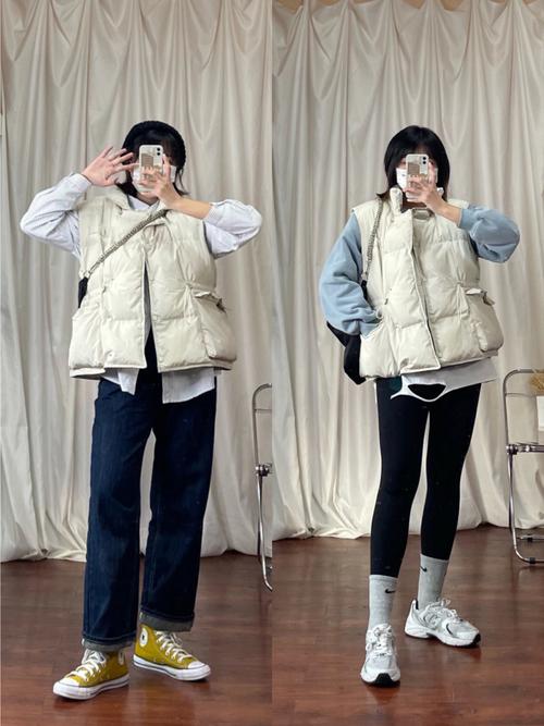 羽绒服马甲怎么搭配