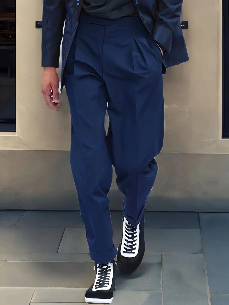 小脚西裤配什么鞋