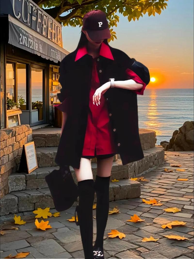 红衬衣怎么搭配外套