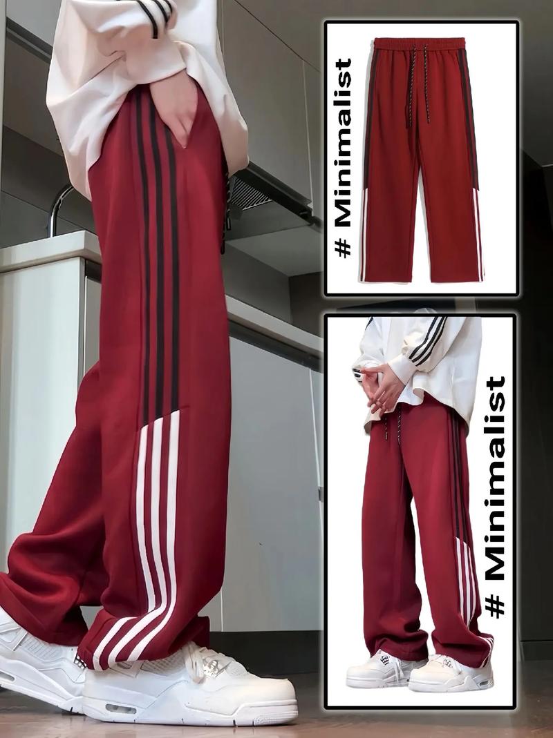 酒红色铅笔裤怎么搭配