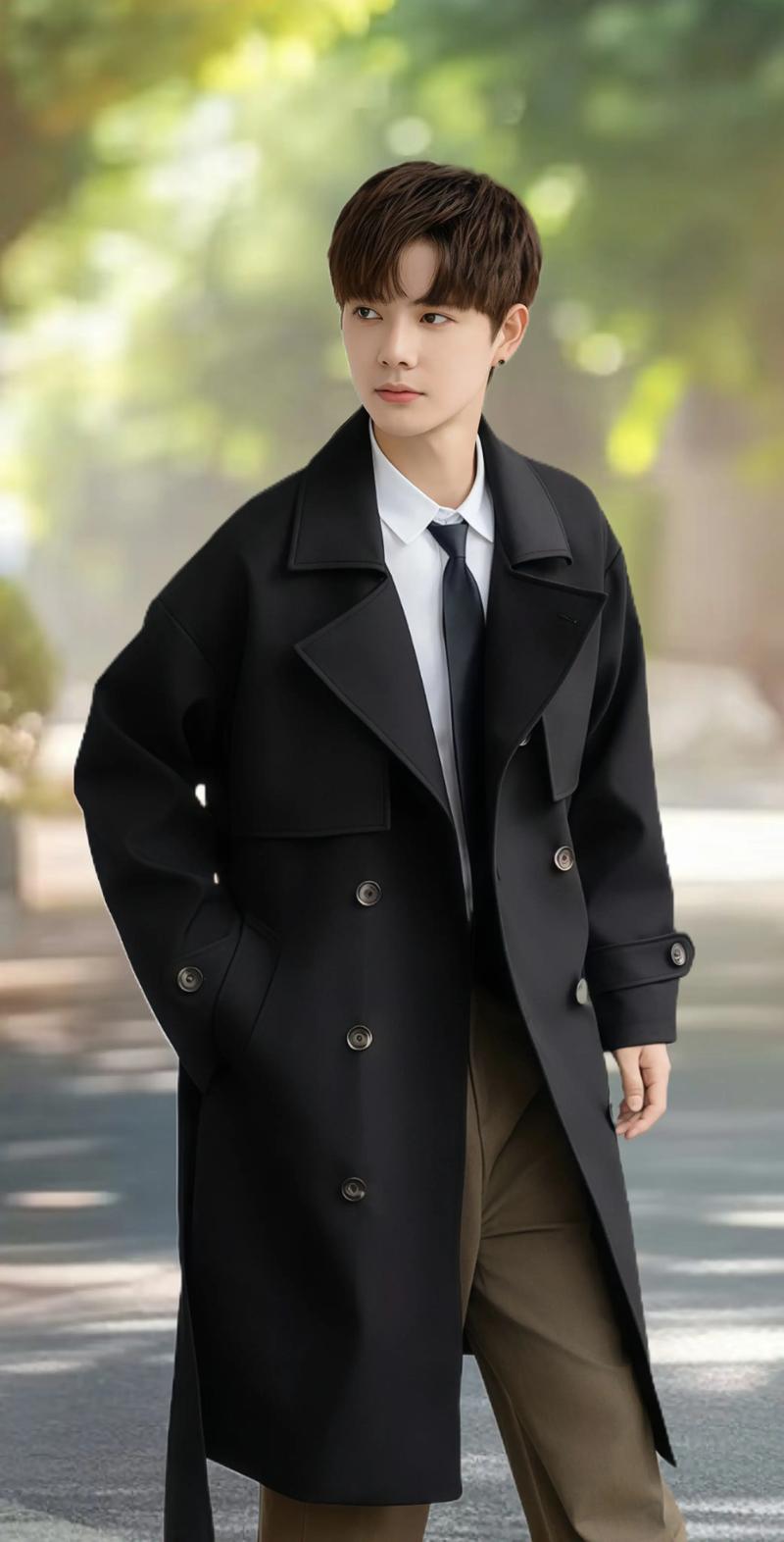 男士春装风衣怎么搭配