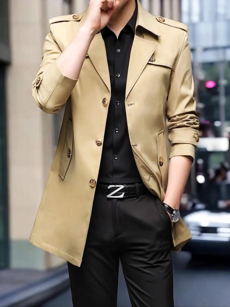 男士春装风衣怎么搭配