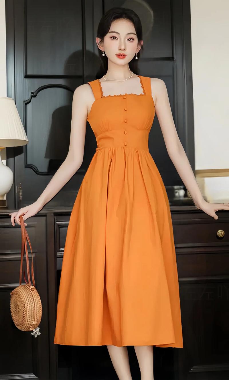 橙色的衣服怎么搭配