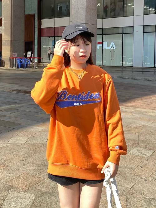 橙色鞋子怎么搭配图片