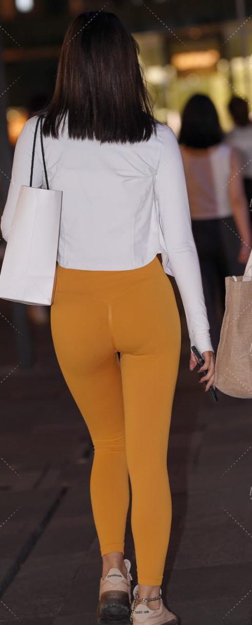 橙色鞋子怎么搭配图片