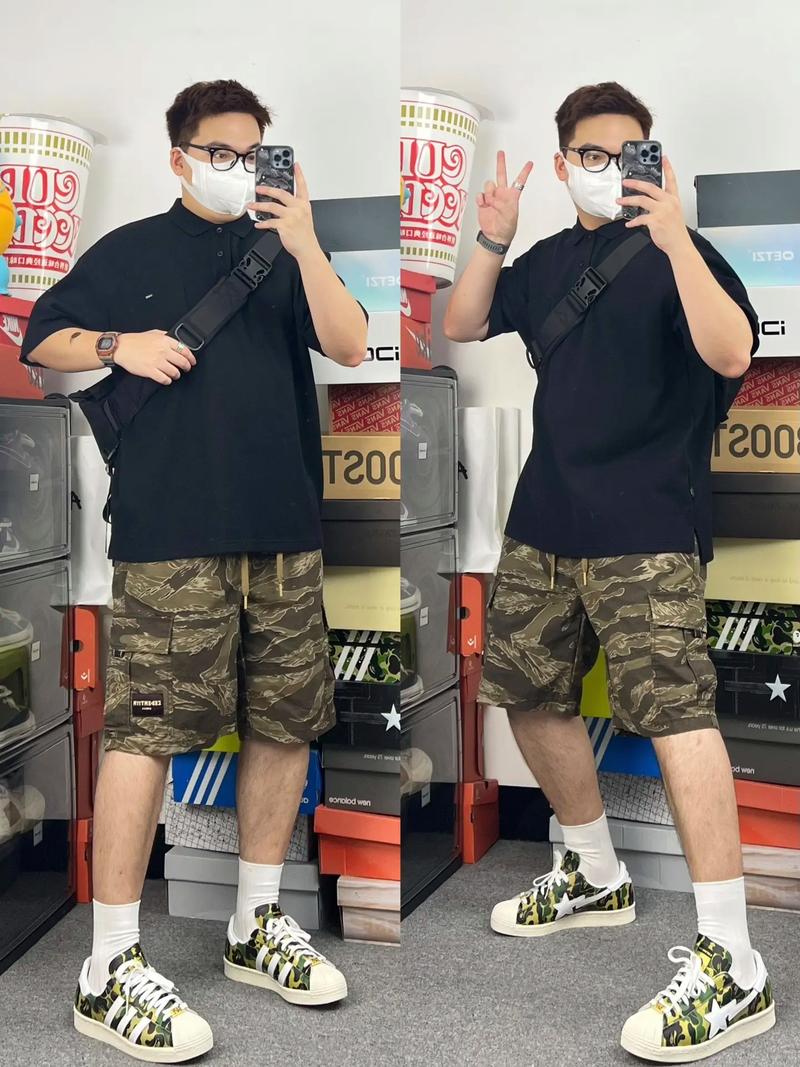 夏装男士偏胖衣服怎么搭配