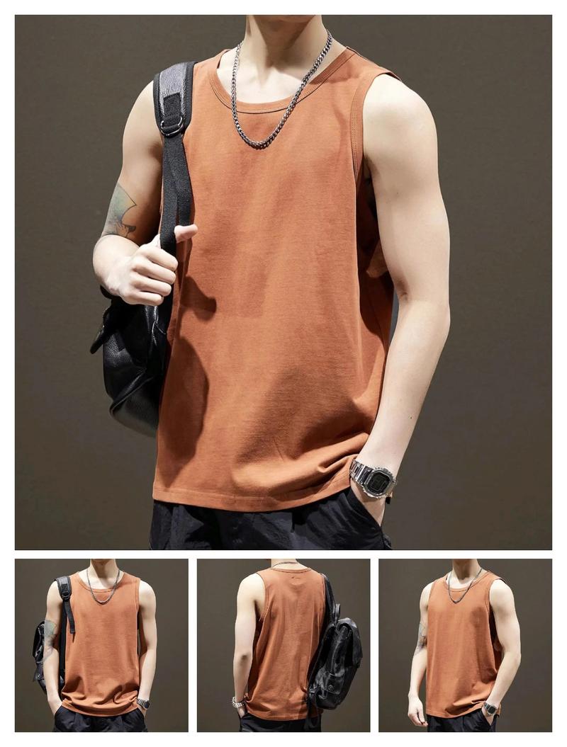 男生穿背心怎么搭配