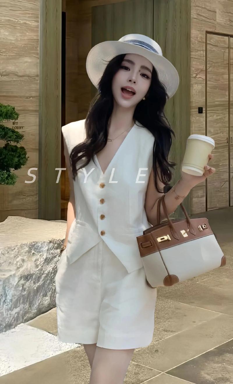 白色马甲配什么衣服