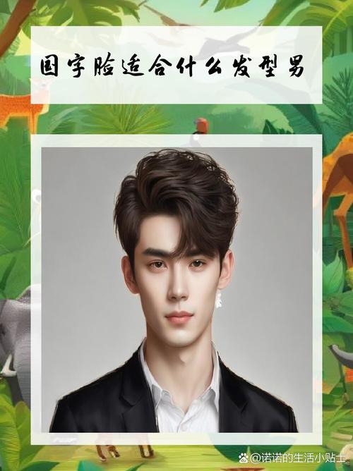 男国字脸适合什么发型