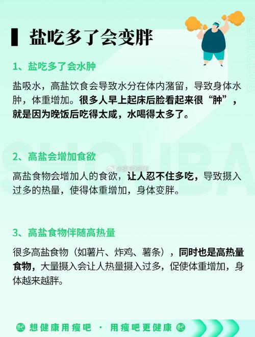 减肥为什么少吃盐