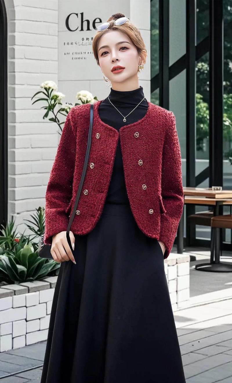 花大衣怎么搭配