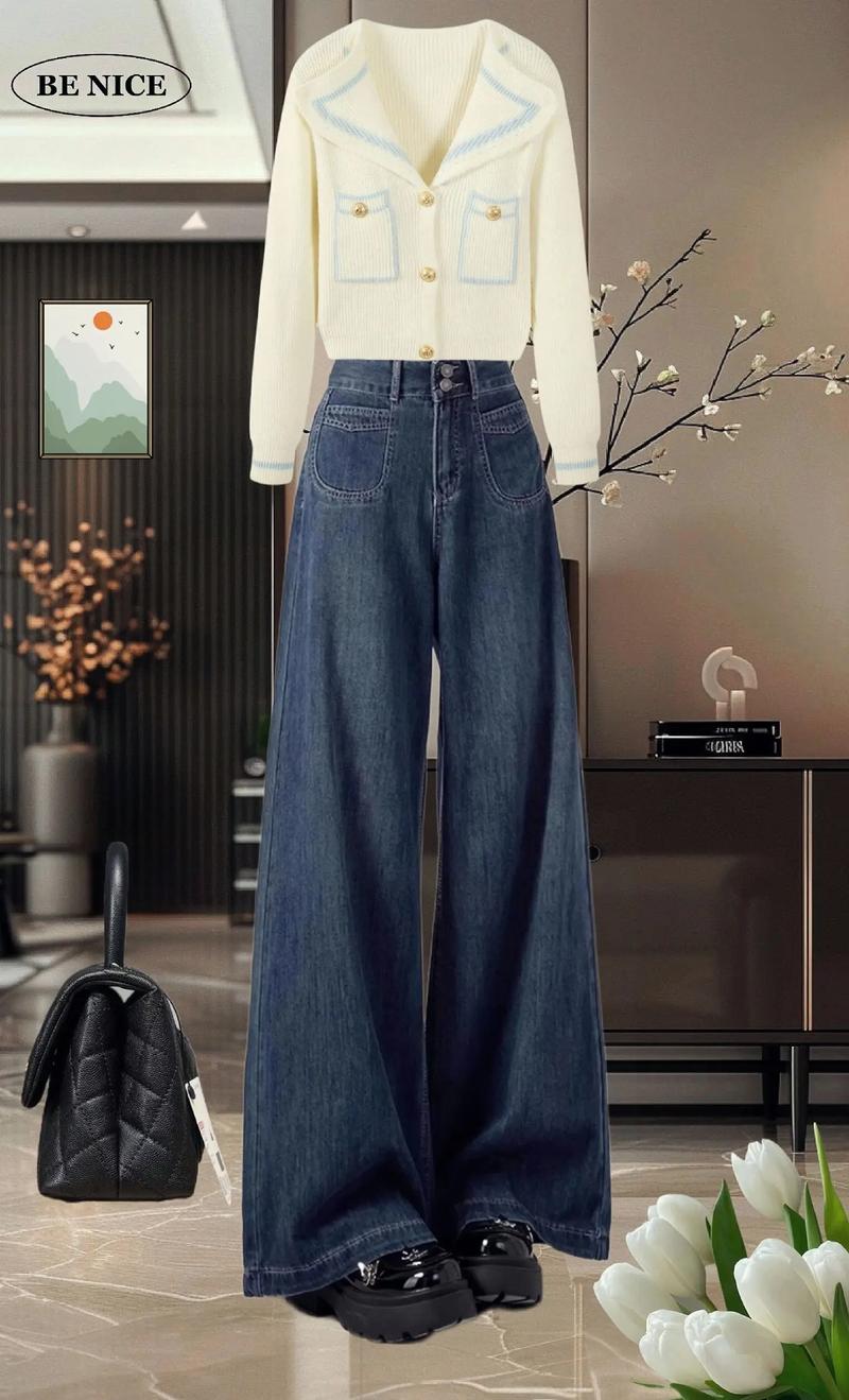 阔腿牛仔裤搭配什么鞋子