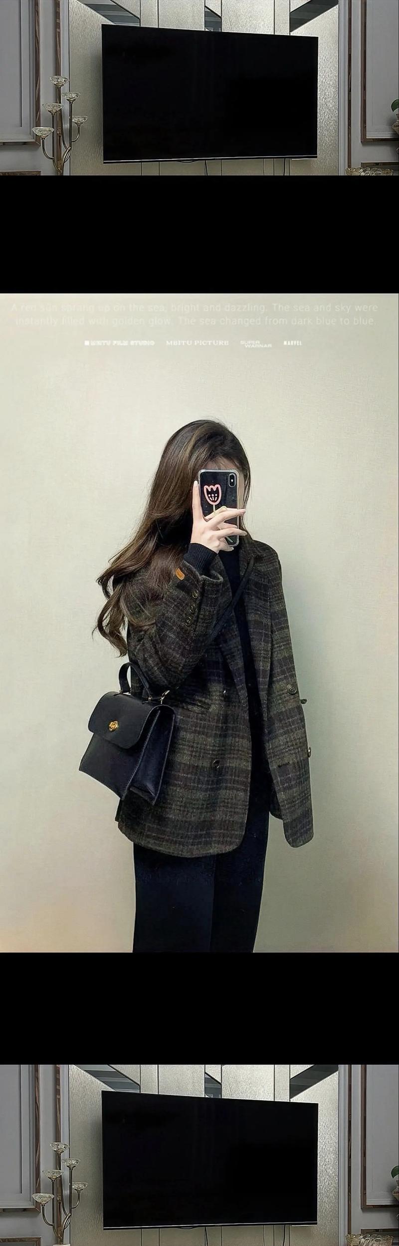 秋冬格子西服怎么搭配