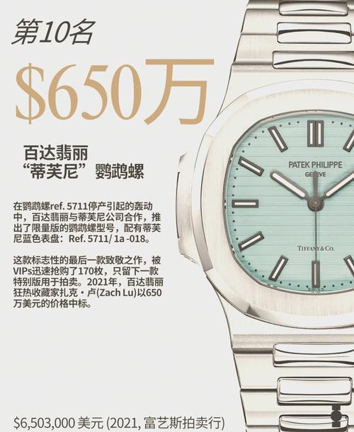 什么牌子的手表最贵