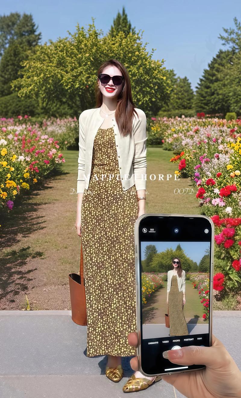 米色开衫怎么搭配衣服图片