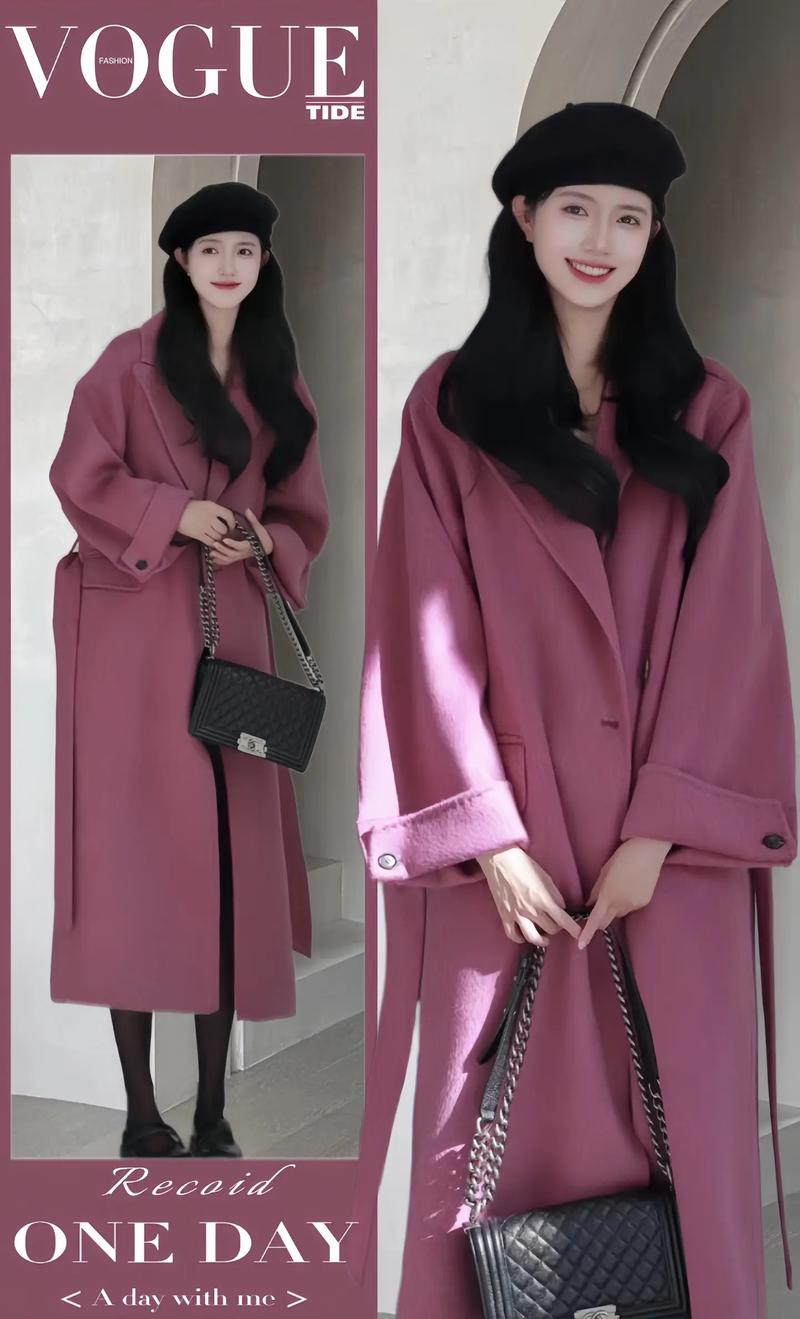 枚红色毛呢大衣怎么搭配