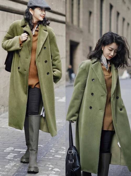 绿的衣服怎么搭配图片