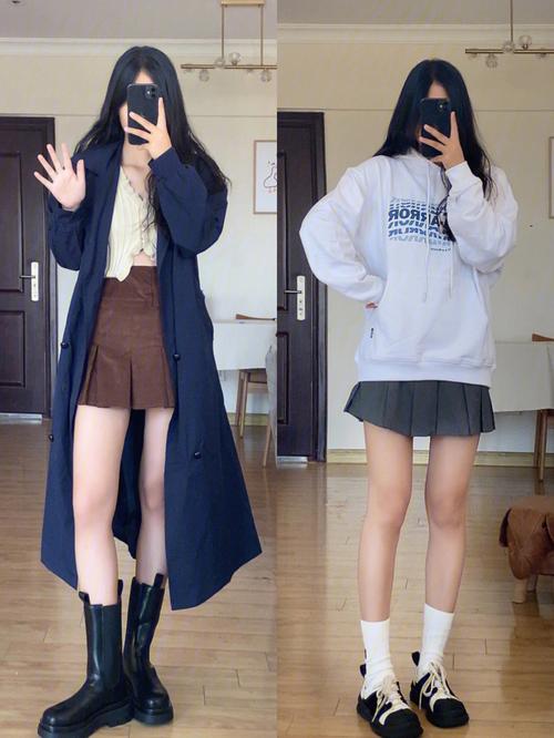 浅蓝色风衣怎么搭配图片