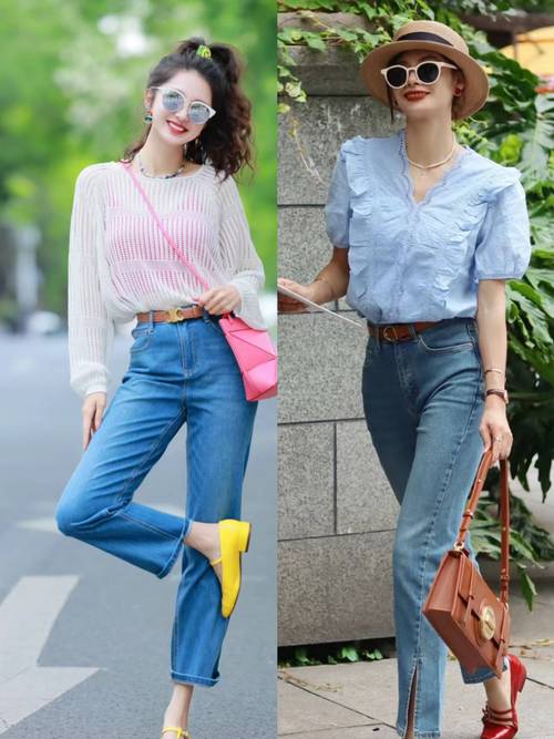 女牛仔裤怎么搭配