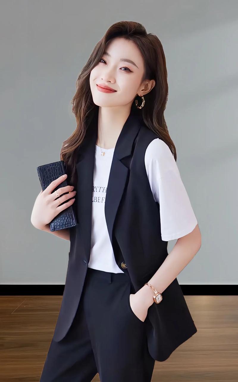 西装马甲怎么搭配好看