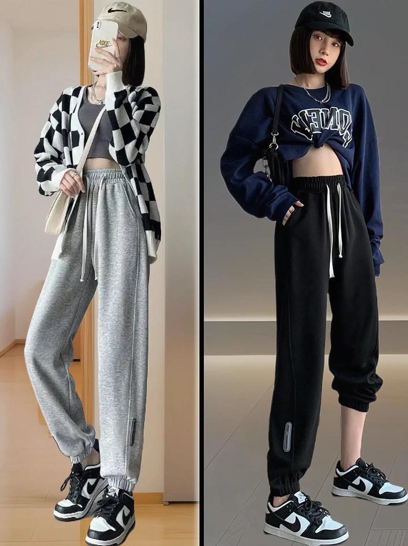 腿短束脚裤怎么搭配