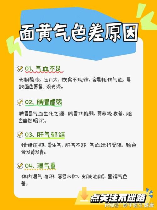脸上发黄是什么原因