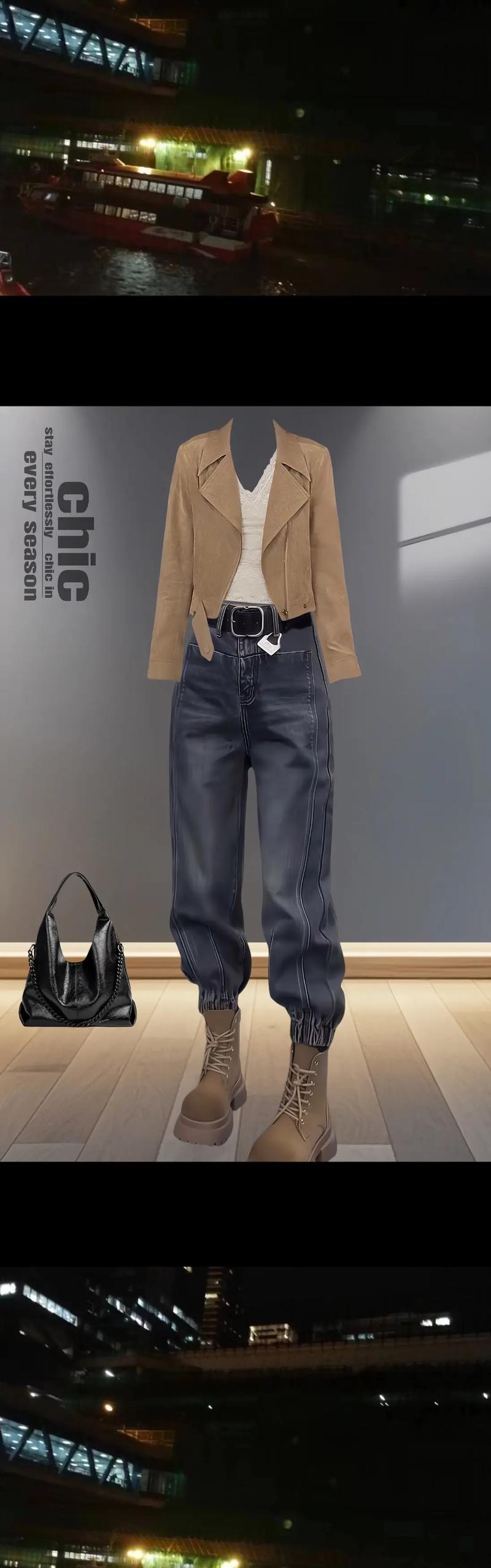 束脚裤怎么搭配上衣