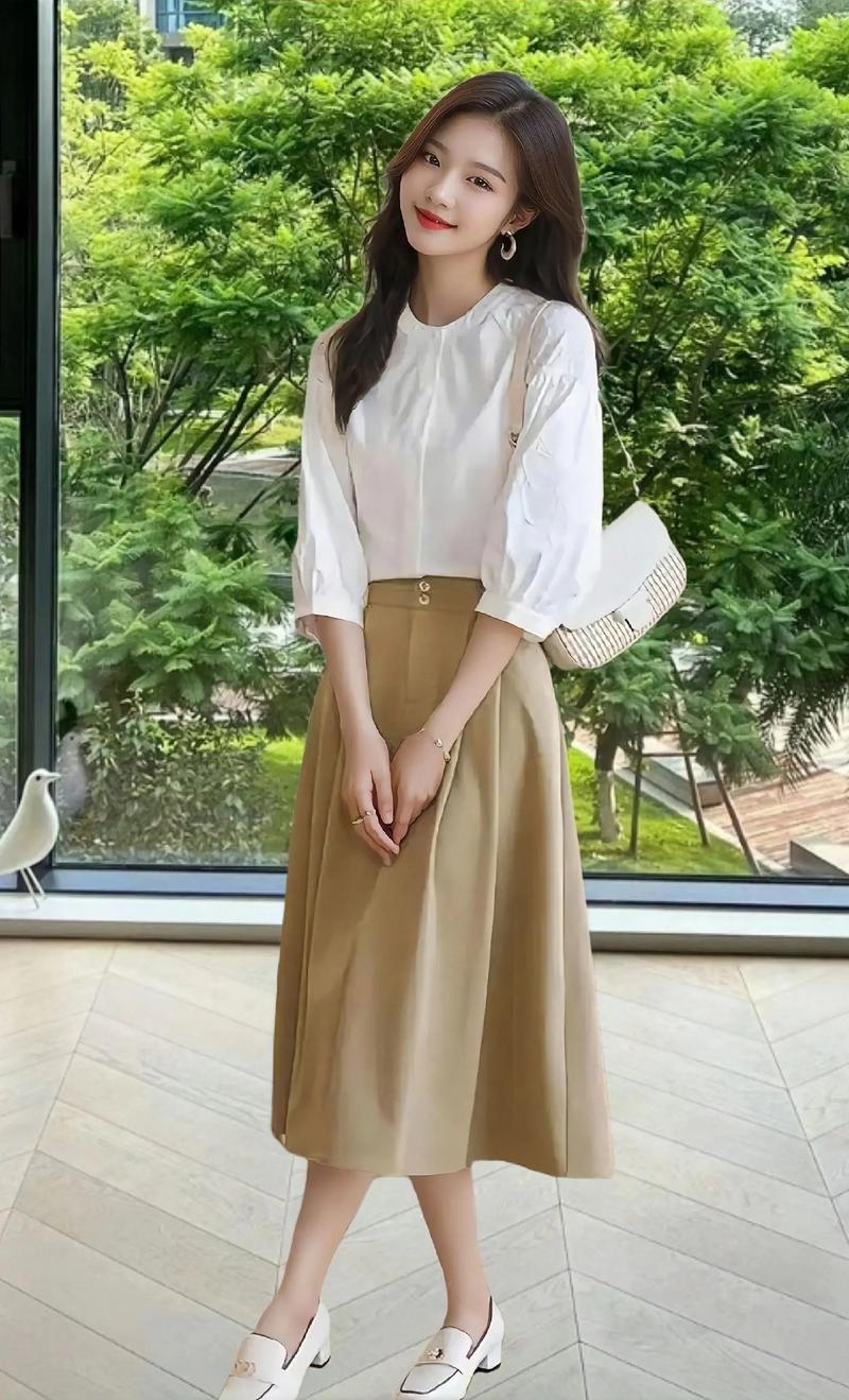 胖MM衬衫怎么搭配