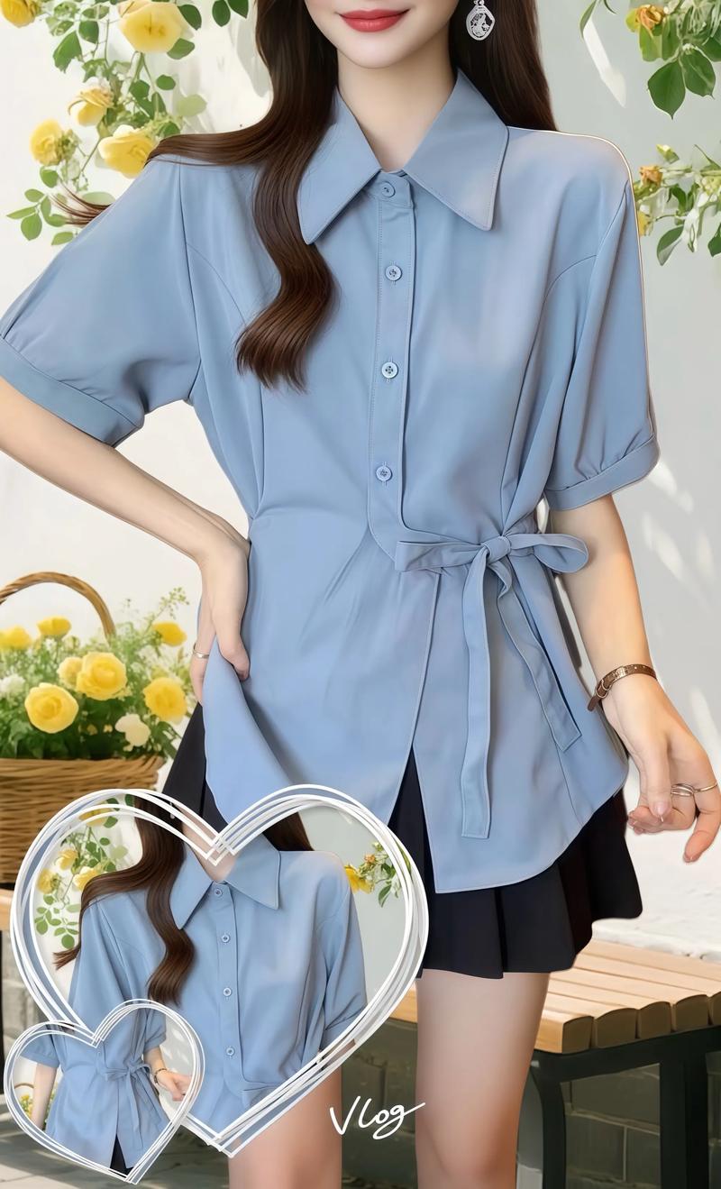 胖MM衬衫怎么搭配