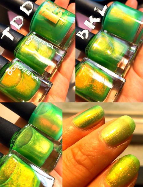 绿和红指甲油怎么搭配