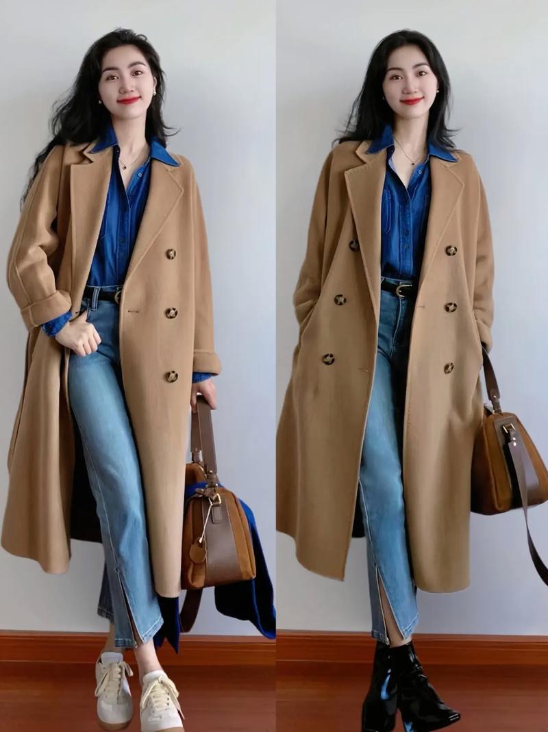 长衬衣怎么搭配外套图片