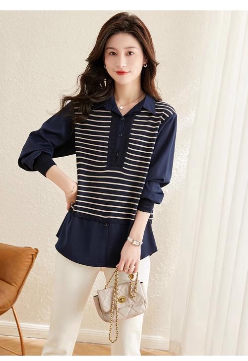 衬衣领针织衫怎么搭配