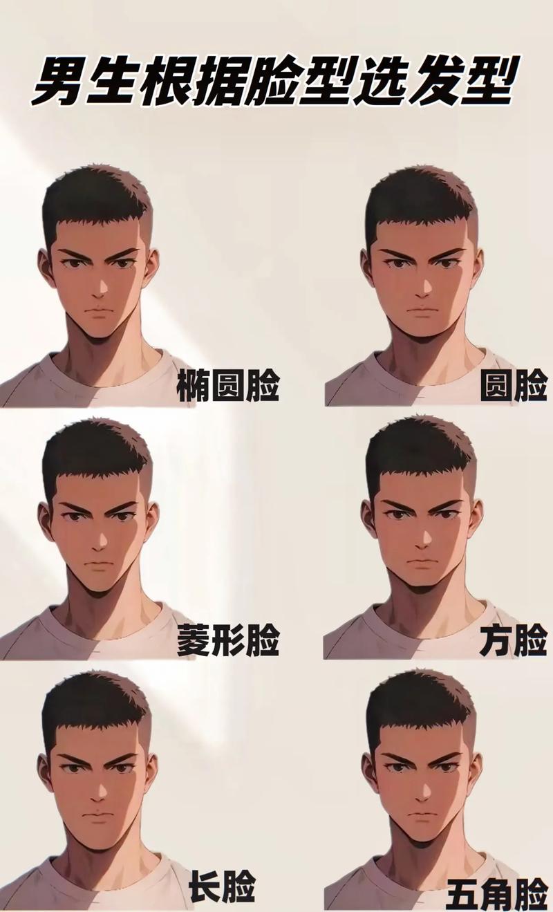 男生有什么脸型