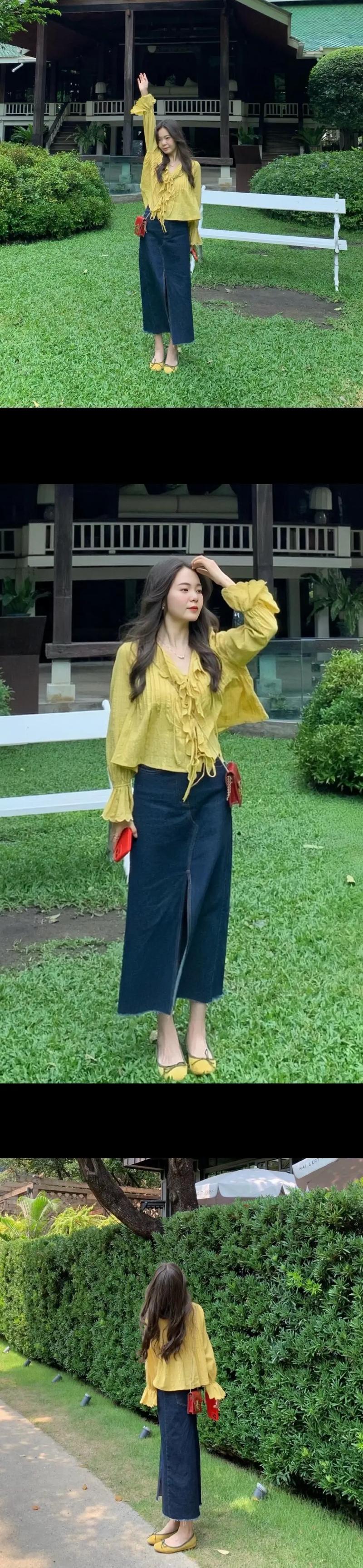 黄色衬衣配什么裤子